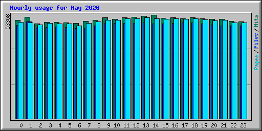 Hourly usage for May 2026